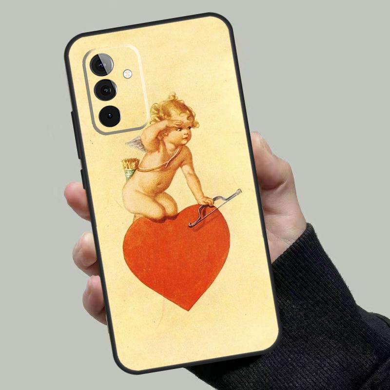 

Angel Cupid Art Paint Case For Samsung Galaxy A55 A35 A15 A52 A32 A12 A16 A26 A36 A56 A53 A33 A13 A14 A34 A54 A17 Samsung A35