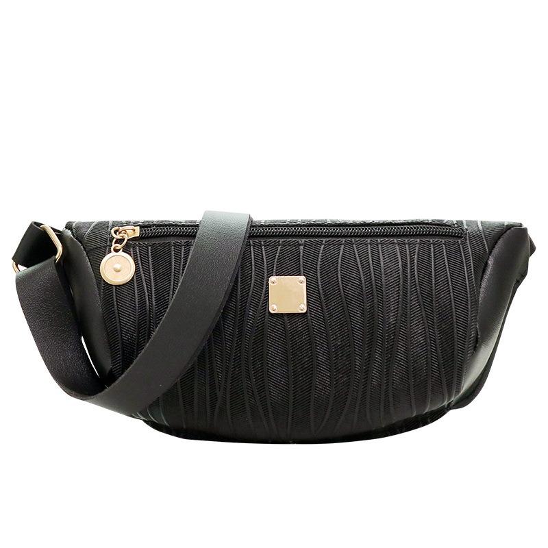 Casual Simple Zipper Single Shoulder Armpit Bag Versatile Mobile Phone Change Women's Bag