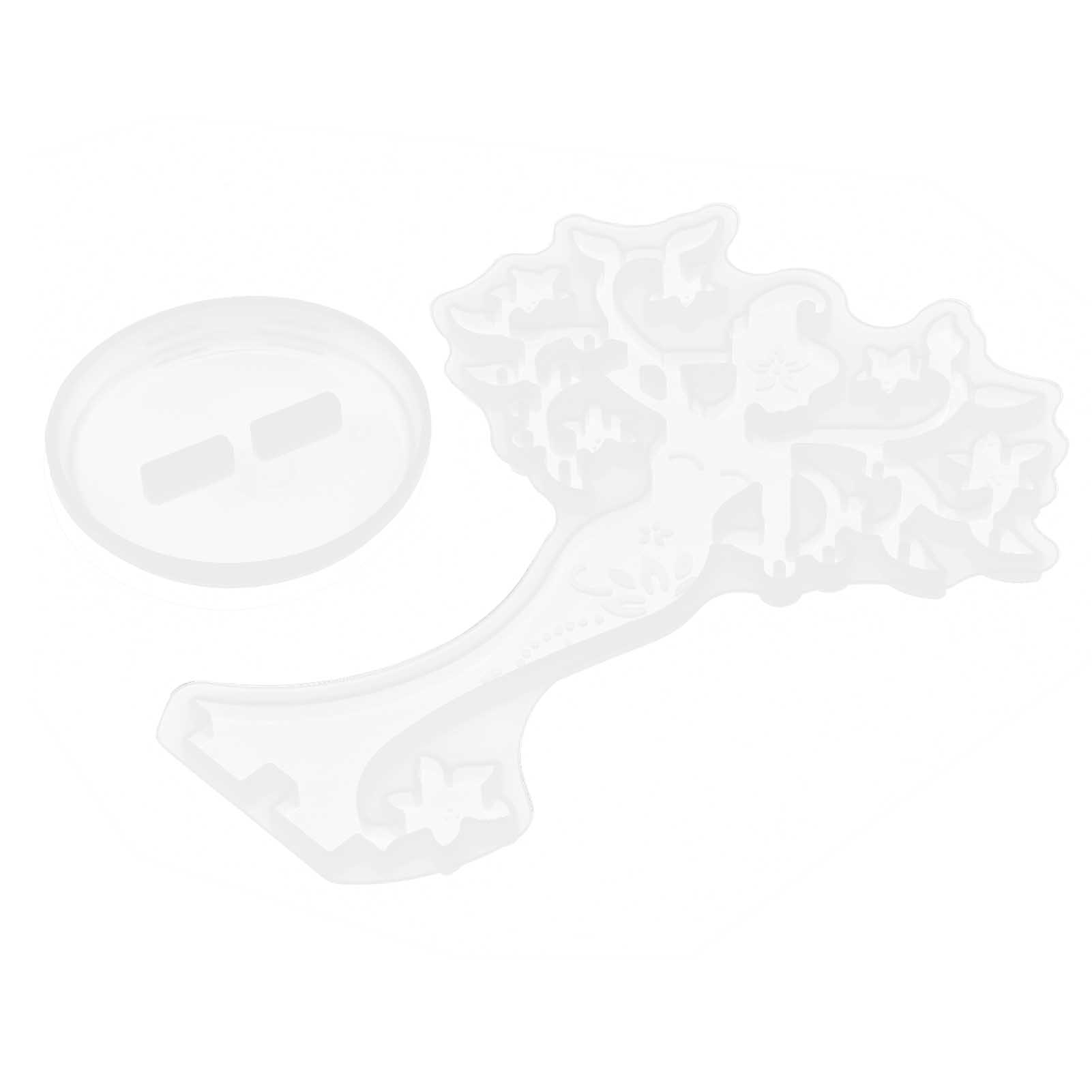 

2шт силиконовая форма для держателя ювелирных изделий, прозрачная, для самостоятельного изготовления ожерелий