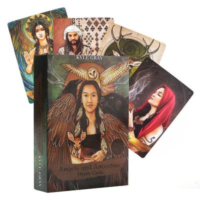 55PCS Melekler Ve Atalar Oracle Kartları Tarot Güverte Orijinal Kehanet