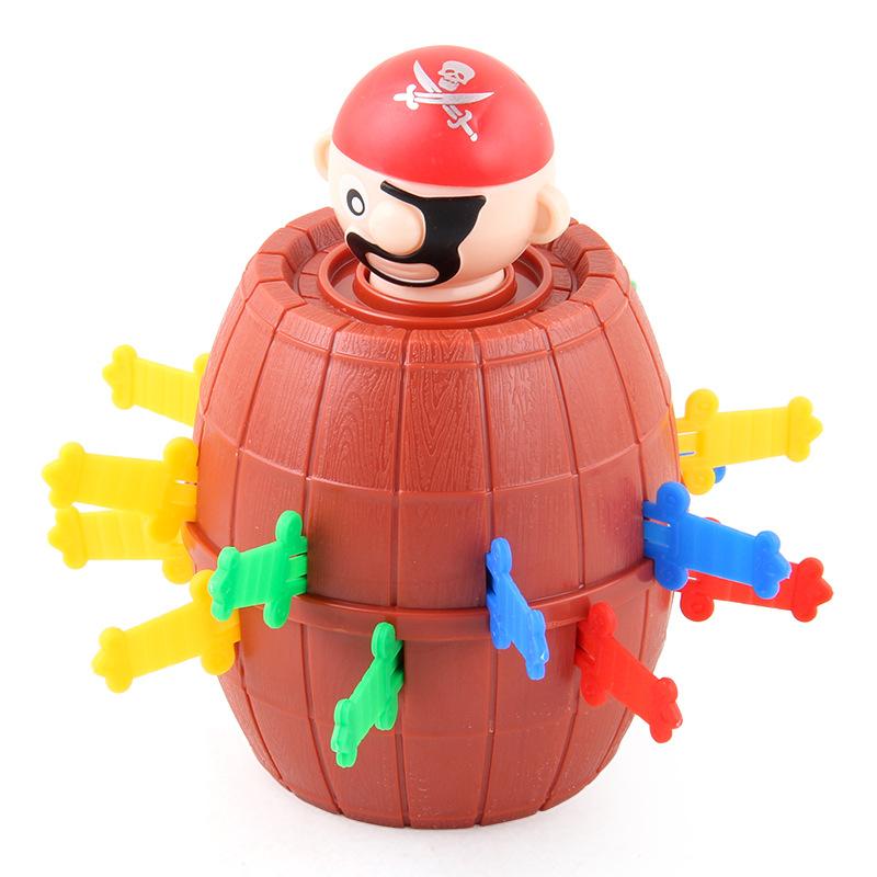 New And Strange Toys, Tricky Pirate Bucket 16 Swords, Parent-Child Multiplayer Interactive Party Tricky Table Games