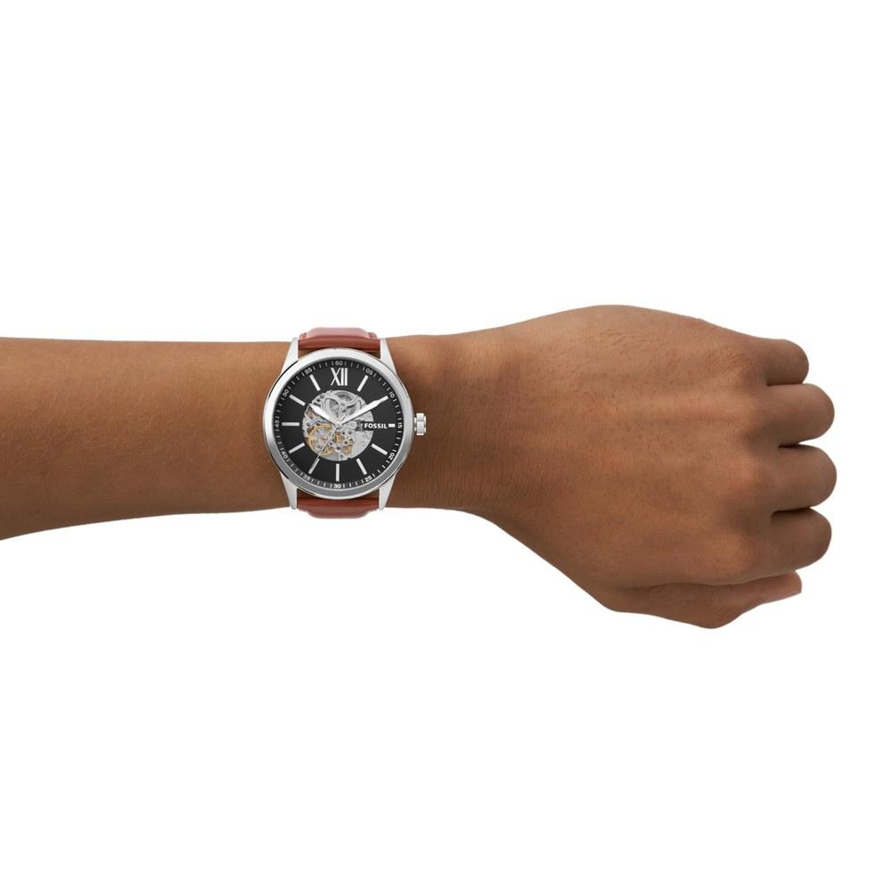 Fossil Herren Analog-Lederuhr BQ2386