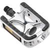 Point City-/Comfort-Pedals Silver, Black Bicycle Pedals
