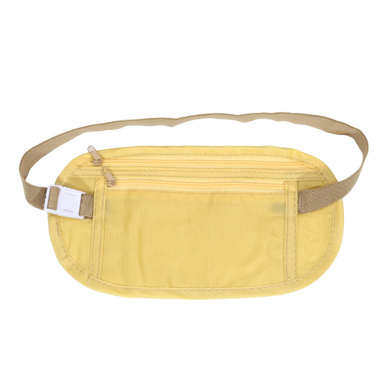 

Waist Bag Invisible Travel Waist Packs Pouch For Passport Money Belt Bag Hidden Security Wallet Gift Travel Bag Chest Pack Money бежевий