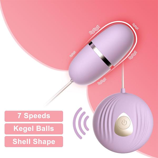 Kraftig vibrerende egg Bullet Vibrator Multispeed Fjernkontroll Silikon Voksen Sexleketøy for kvinner