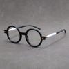 Unisex Anti Blue Light Computer Glasses Round Coarse Framed Glasses Women Men Fashion Large Frame Eyewear