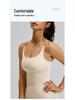 Seamless Strappy Sports Bra: High Elasticity, Padded, Bare Feel Yoga Tank Top for Women