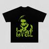 T-shirt Grafica Album Brat di Charli XCX Uomo Donna Casual Cotone Elettropop Streetwear Merchandising per Fan Top