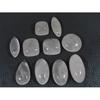 250Cts. Natural Pink Rose Quartz Mix Shape Cabachon Loose Gemstone 10Pcs Lot C-2533