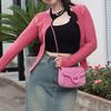 New Lee Denim Crossbody Bag Regular Women's Rose Red LE240102M-116