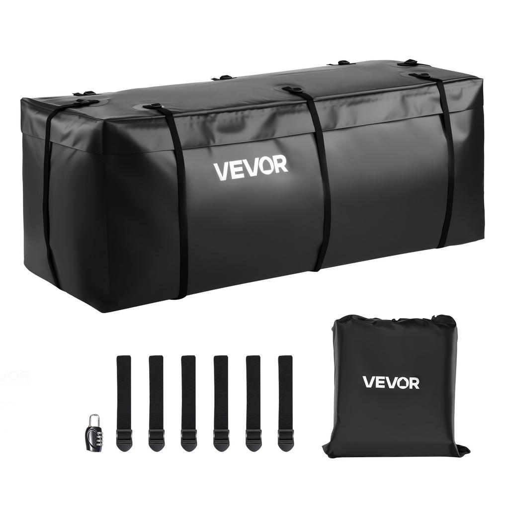 VEVOR Bagagedrager Tas voor Trekhaak, Waterdicht 840D PVC, 146 x 49.5 x 60.5 cm (16 Kubieke Voet)