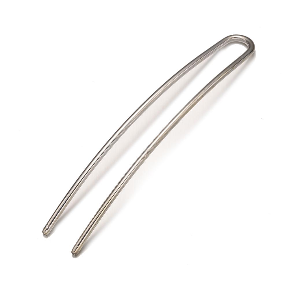 

5 шт./Лот 100x3 мм Металева шпилька для волосся Заколка-гребінець Вилка Ювелірні вироби для жінок Вінтажна тіара Естетичні аксесуари U-подібна шпилька Заколка для волосся