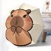 Capybara Automatic Folding Umbrella  Simple 8 Rib Design, Bright Cartoon Pattern, Durable Iron Frame, Suitable For Travel, Outdoor, Beach  C
