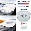 1 pièce Bouclier Neige Hivernal pour Voiture Pare-brise Avant Anti-gel Antigel Pare-soleil Housse Protection Pare-soleil Pour BMW MINI