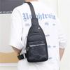 New fashion men's breast bag outdoor leisure messenger bag trendy small bag travel shoulder bag