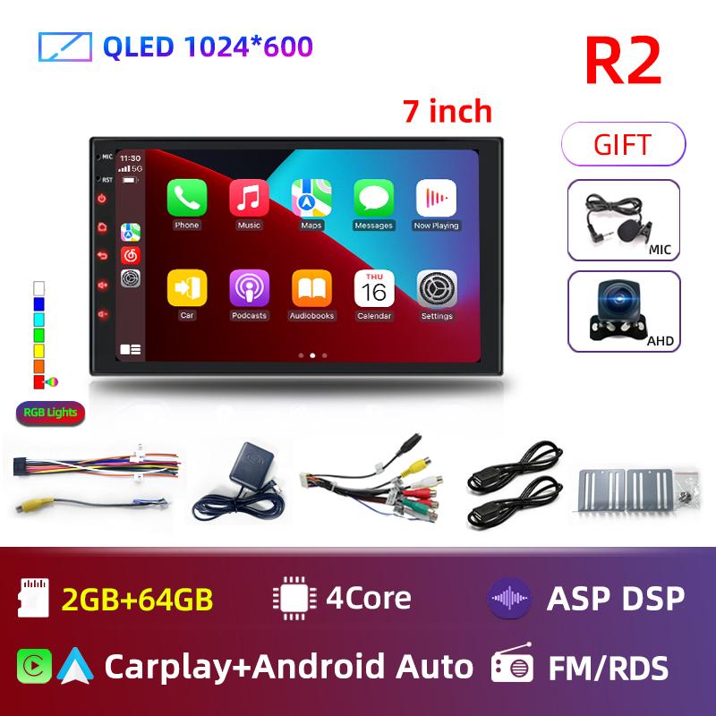 

2Din автомобильный Android радио мультимедийный проигрыватель 7/9/10 дюймов GPS навигация для Toyota Volkswagen Hyundai Nissan Kia Renault