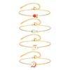 Children'S Fun Cute Wind Stainless Steel Epoxy Cartoon Bracelet 18K Gold Plated Jewelry Br-2593