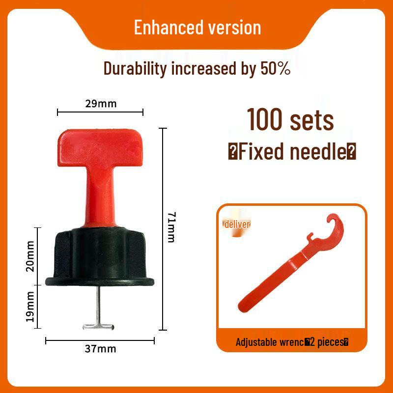 Tile Leveler and Spacing Clips for Floor and Wall Tiles