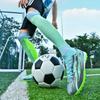 Football Shoes High Top Lightweight Breathable Broken Nails Primary and Secondary School Students Youth Professional Training Shoes Adult Large Size C