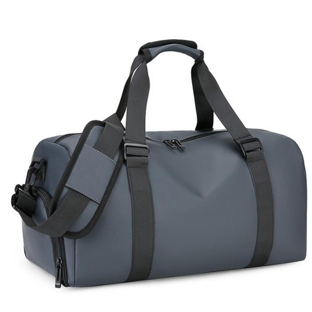 Solid Color Sports Fitness Bag Large Capacity Travel Tote Bag Simple Yoga Training Bag  Gym