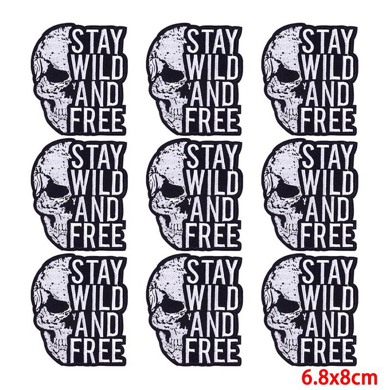 10 unids/lote, venta al por mayor, parche bordado, parches para planchar para ropa, parches para ropa, chaquetas, apliques de decoración, suministros para coser