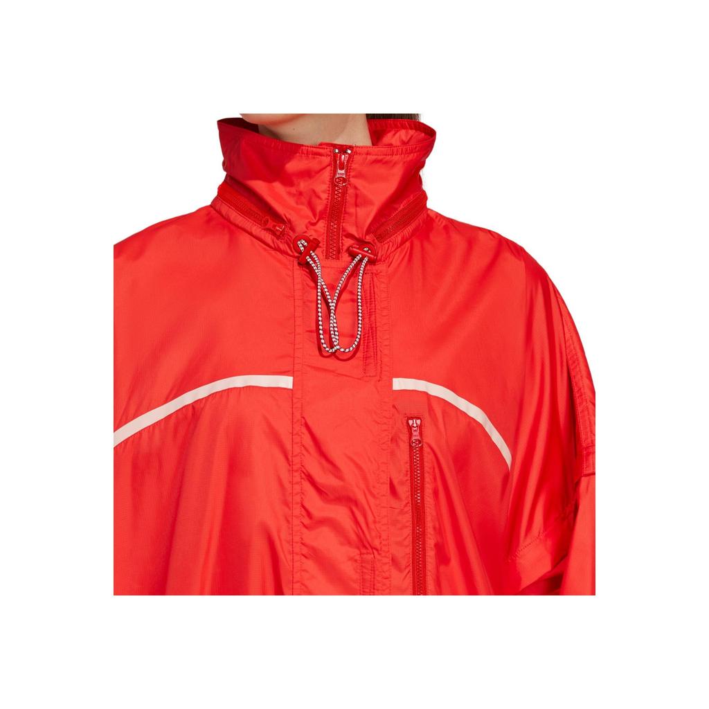 Adidas X Stella McCartney Kragen Lockere Jacke Damen Oberbekleidung Leuchtendrot IA0018