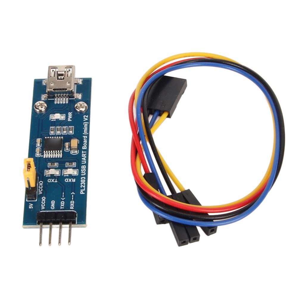 USB zu UART TTL Modul USB Mini AB Stecker 3 Leistungsmodi 3 LED USB UART Serielles Adaptermodul für Win XP 7 8 10 11