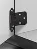 2Pcs American Self Closing Spring Hinge with Screws Overlay Cabinet Door Flush Hinges for DIY