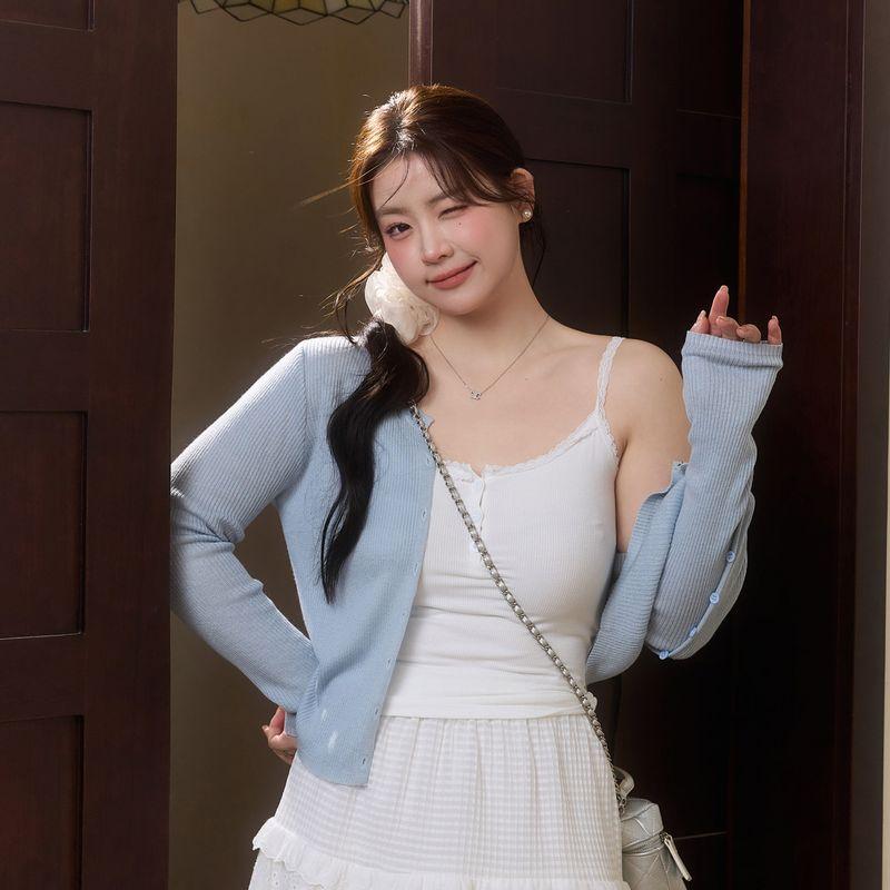 

Zhang Ren Fat Sister mm French Romantic Cake Sling Second Batch of Camisole Tops 2XL