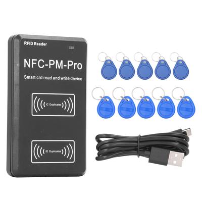 Copiador de Cartão NFC Leitor de Cartão IC Gravador de Chave ID 125KHz?13,56MHz com 5 Chaves T5577 5 Chaves UID