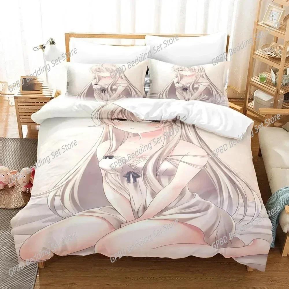 Comforter 3D Printed Yosuga No Sora Kasugano Bedding Set Bedroom Soft Modern S Comefortable