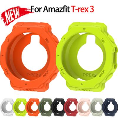 Silikónové puzdro pre Amazfit T-rex 3 Ochranný dutý kryt Proti pádu Nárazník pre T-rex 3 Smart hodinky Rámčekové príslušenstvo