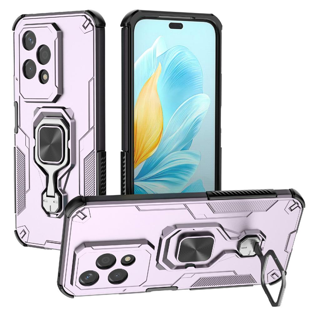 For Honor 200 Lite Case Rotatable Ring Kickstand PC+TPU Shockproof Phone Cover
