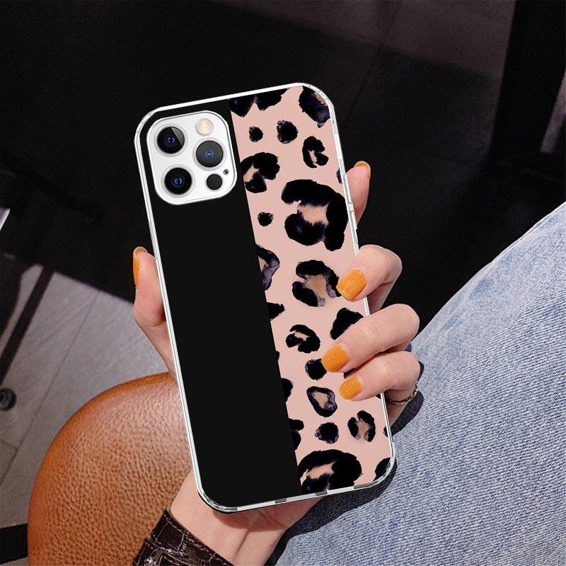 Leopard Print Phone Case For iPhone 17 Air 16 Pro Max 16E 15 + 14 Plus 11 12 13 Mini 7 8 SE Gift Print Cover Fundas 17 Air 16 Pr