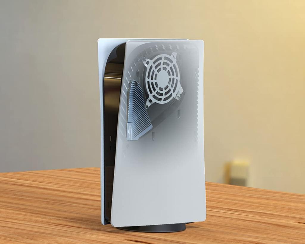 ElecGear PS5 NVMe SSD Heat Pipe Solid Aluminum Heatsink Cooler for PlayStation 5 Internal PCIe NVMe Gen4 Gaming with Thermal Pad and Redesigned SSD