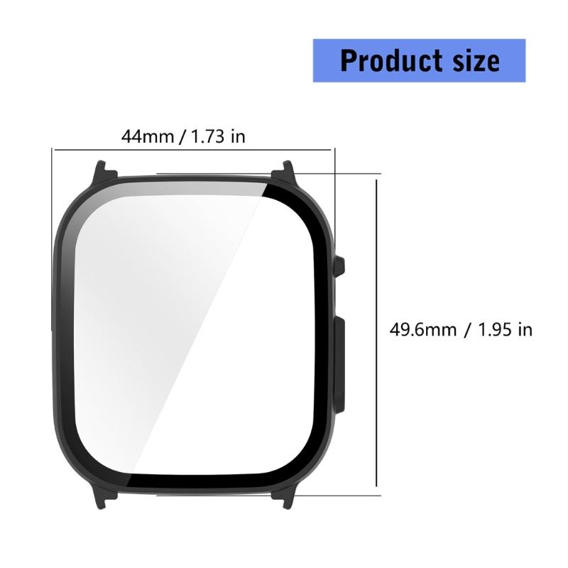 Watch Housing Protector Case with Screen Protector Tempered Film for Watch 5 Cover Shell Scratchproof Case