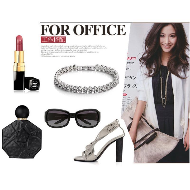 Popular European, American and Roman bracelets female zircon crystal new bracelets with diamonds fashion jewelry full of diamonds