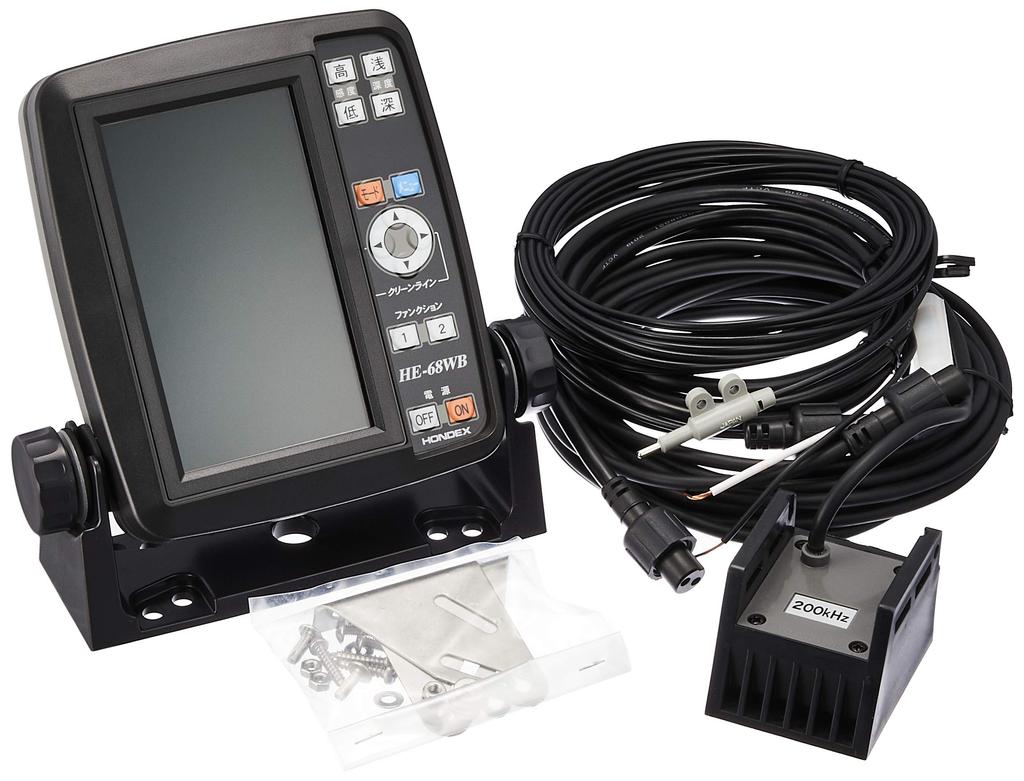 HONDEX Widescreen LCD Portable Fish Finder 5-inch HE-68WB