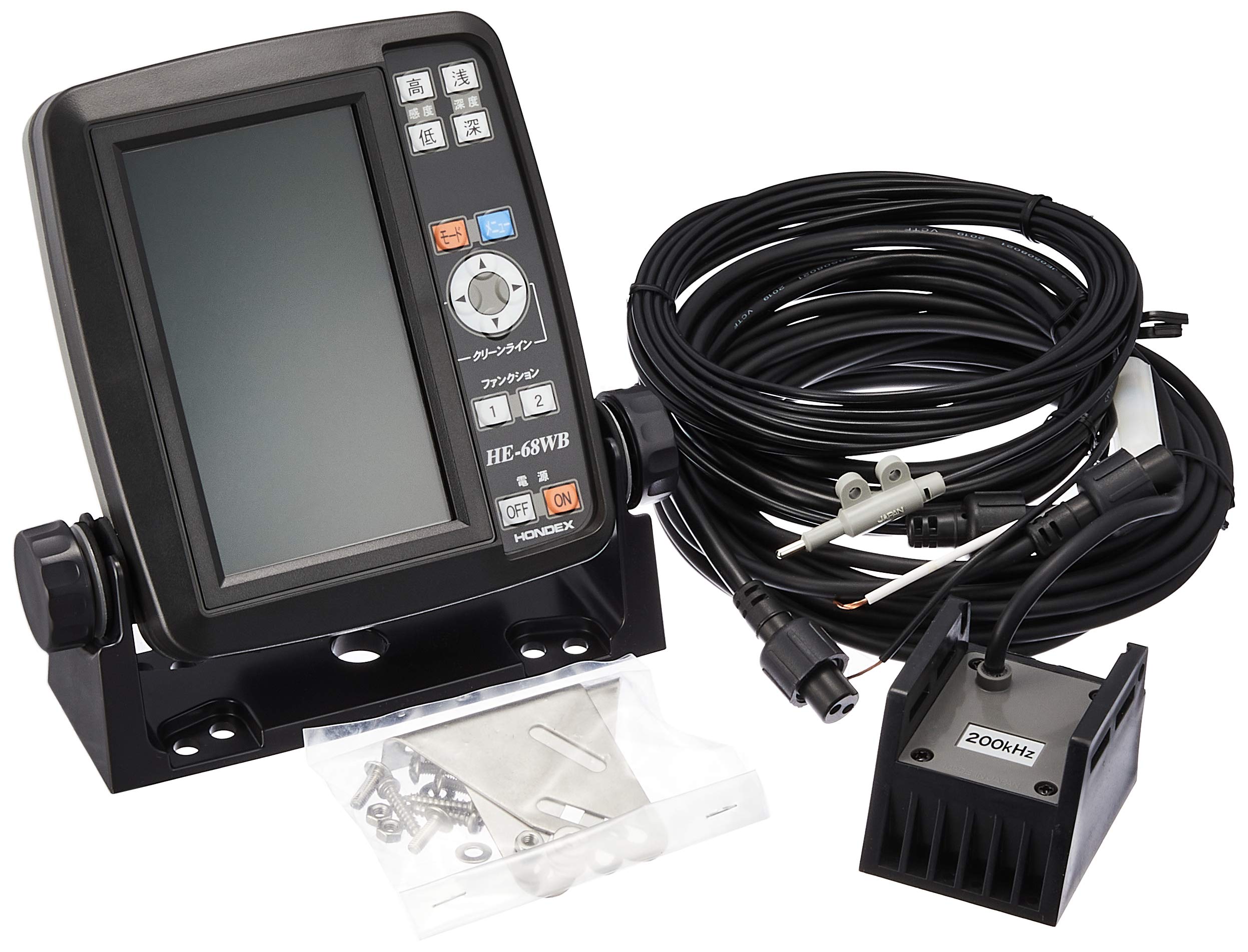 

HONDEX Widescreen LCD Portable Fish Finder 5-inch HE-68WB