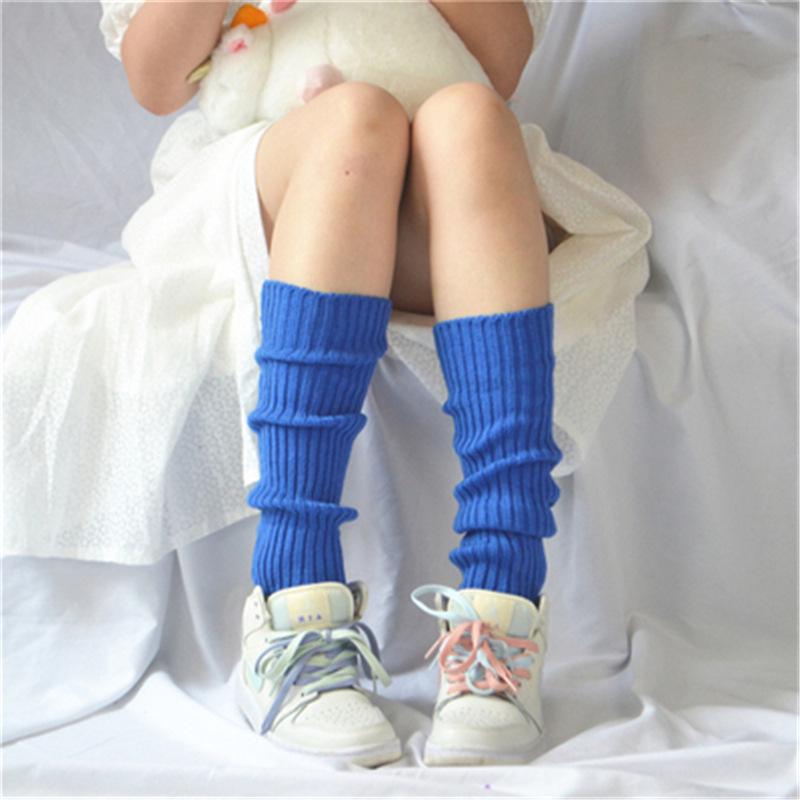 JK Multi-Color Women's Wool Leg Warmers: Cozy Knitted Socks & Boot Covers for Autumn/Winter