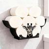 Tissue Holder Large Capacity Wall Mounted Decorative Wrought for Bathroom Kitchen