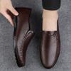 Fashion All-match Walking Men's Shoes High-end Handmade Genuine Leather Men Loafers Italian Flats Luxury Brand Light Mens Casual Shoes