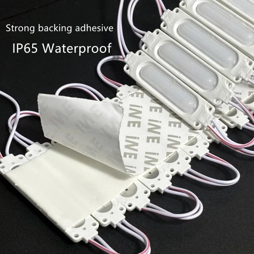 20/lot RGB Flowing Light 12V Highlight Led Module Waterproof IP65 Foldable COB Light Strip Backlight Shop Banner Car Decoration
