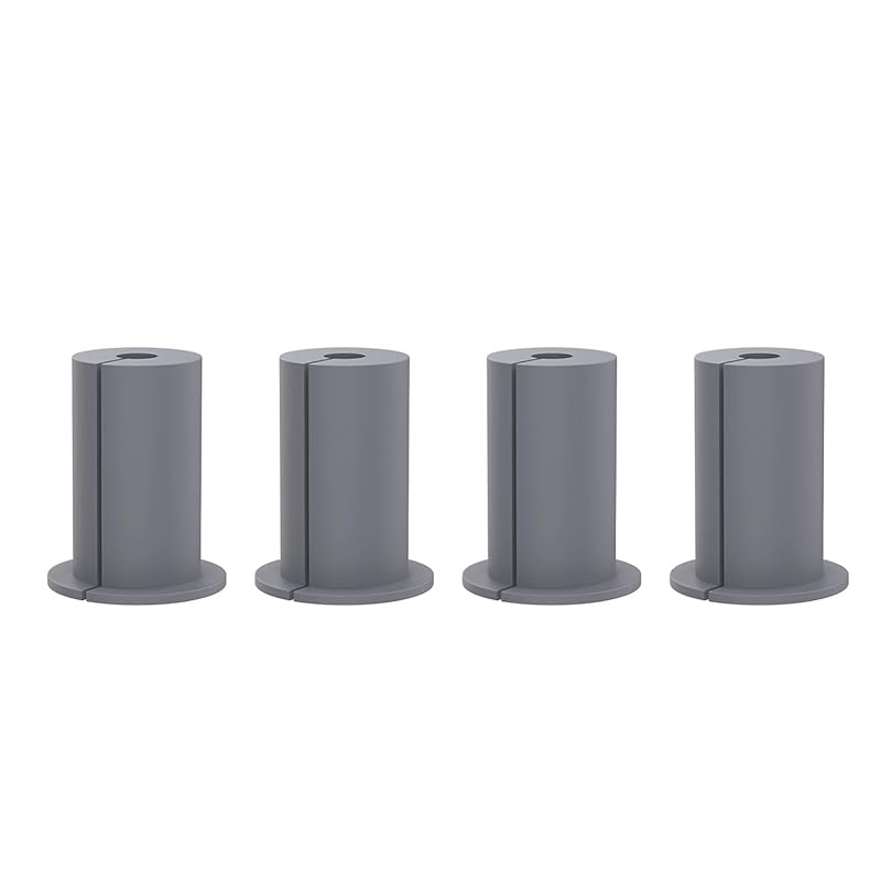Asixxsix 4 Pcs Cable Routing Kit, 1 Inch Rubber Wall Bushing Wall Grommet for Cable Routing kit, Cable Pass Through Grommet for Ethernet Cable серый