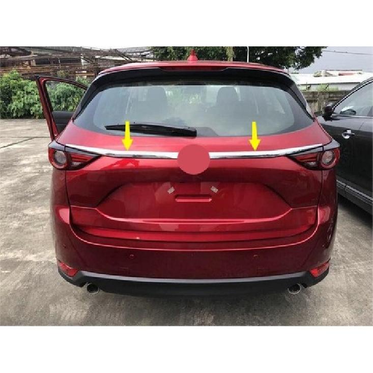 Chrome Rear Truck Lid Decor Cover Trim For 2017- Mazda CX-5 CX5 ABS 2PCS