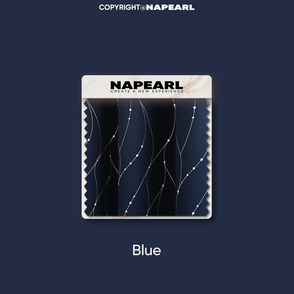 

1 шт. NAPEARL 80% Степень затемнения Горячий серебристый метеор Высокоточные шторы для затемнения для спальни, гостиной, балкона, окна, домашнего декора W150cm x L260cm синий