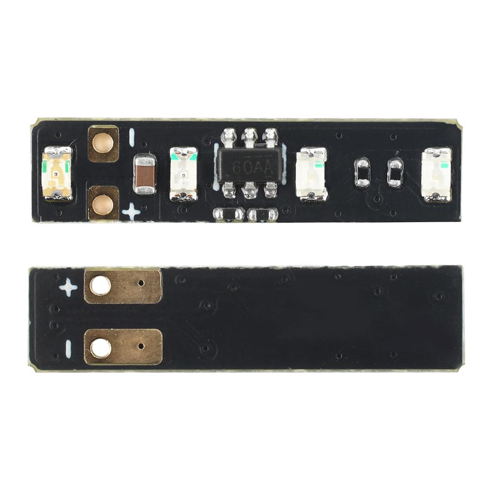 DC3.7-4.2V Leistungsanzeigemodul Hohe Helligkeit/Energiesparversion 1S Ternäre Li-Ionen-Batterie Leistungsmesser Anzeige LED-Licht Mini