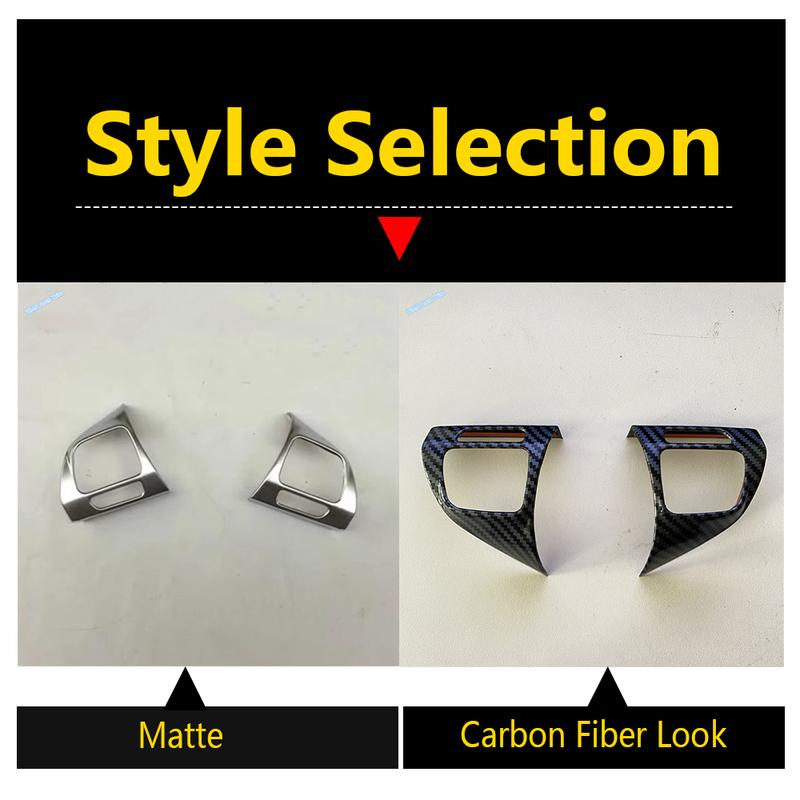Car Steering Wheel Panel Sticker Cover Trim Fit For VW Golf MK6 Passat B7 CC EOS Tiguan Jetta Touran Caddy Sharan Accessories
