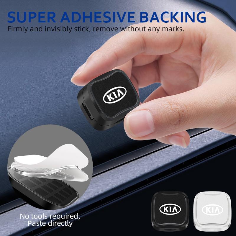 Car Interior Charging Cable Storage Clip Magnetic Data Cable Sorting Storage For KIA Soul Sorento K2 K5 Picanto Optima Sportage