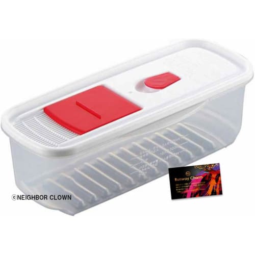 NEIGHBOR CLOWN Microwave de Pasta [Boil Pasta in the Microwave] Microwave Cooker, Time-Saving Cooker, 1.8L Capacity, Made in Japan, Includes RC Sticke